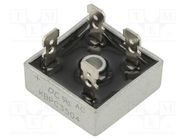 Bridge rectifier: single-phase; Urmax: 400V; If: 35A; Ifsm: 400A DC COMPONENTS