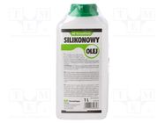 Oil; colourless; silicone; liquid; plastic container; 1000ml AG TERMOPASTY