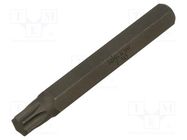 Screwdriver bit; Torx®; TX50; Overall len: 80mm KING TONY