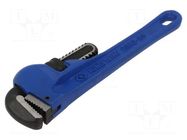 Wrench; adjustable; Jaw capacity: 25mm; Overall len: 185mm KING TONY