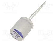 Capacitor: hybrid; THT; -55÷125°C; Body dim: Ø10x12mm; 470uF; 25VDC SAMWHA