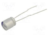 Capacitor: hybrid; THT; -55÷125°C; Body dim: Ø6.3x7.5mm; 47uF; ±20% SAMWHA