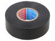 Tape: electrical insulating; W: 25mm; L: 25m; Thk: 0.15mm; black TESA