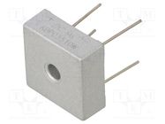 Bridge rectifier: single-phase; Urmax: 1kV; If: 35A; Ifsm: 400A DC COMPONENTS