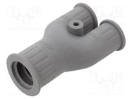 Y-connector; elastomer thermoplastic TPE; -40÷115°C; IP66; grey LAPP