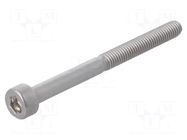 Screw; M3x35; 0.5; Head: cheese head; hex key; HEX 2.5mm; DIN 912 KRAFTBERG