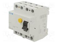 RCD breaker; Inom: 25A; Ires: 500mA; Max surge current: 500A; IP20 