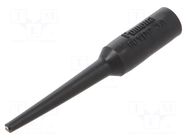 Measuring tip; 3A; 70VDC; black; Tip diameter: 0.76mm POMONA