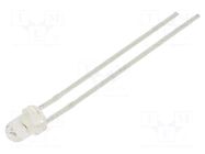 LED; orange; 3mm; 3800mcd; 30°; Front: convex; 1.6÷2.4VDC LUCKYLIGHT