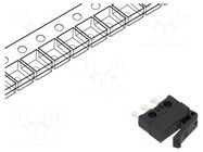 Switch: detecting; Pos: 2; SPDT; 0.3A/30VDC; Leads: for PCB,angled C&K