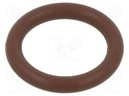 O-ring gasket; FPM; Thk: 2.5mm; Øint: 13mm; brown; -20÷200°C 