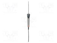 Probe: PT100-type temperature; -50÷400°C; Probe dia: 5mm; <12s TESTO