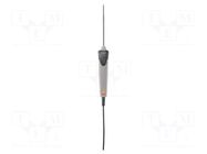 Probe: PT100-type temperature; -50÷400°C; Probe dia: 5mm; <12s TESTO