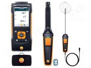 Environmental conditions; -40÷150°C,0÷50°C; 0÷10000ppm (CO2) TESTO