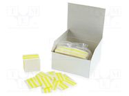 Splice tape; ESD; 12mm; 500pcs; yellow ANTISTAT