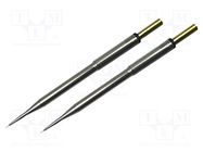 Tip; conical; 0.4mm; 413°C; for soldering station; 2pcs. METCAL