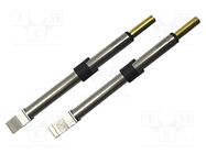 Tip; cutting,bent; 6.35mm; 413°C; for soldering station; 2pcs. METCAL