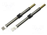 Tip; cutting,bent; 6.35mm; 413°C; for soldering station; 2pcs. METCAL