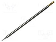 Tip; conical,elongated; 0.4mm; 413°C; for soldering station METCAL