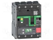 Power breaker; Inom: 100A; IP40; -25÷70°C; Short circuit cap: 25kA SCHNEIDER ELECTRIC