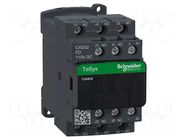 Contactor: 5-pole; NC x2 + NO x3; 110VDC; 10A; TeSys D; -40÷70°C SCHNEIDER ELECTRIC