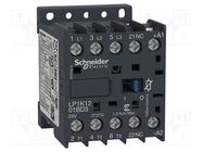 Contactor: 3-pole; NO x3; Auxiliary contacts: NC; 24VDC; 12A SCHNEIDER ELECTRIC