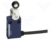 Limit switch; lever R 34,4mm, plastic roller Ø16mm; NO + NC; 6A TELEMECANIQUE SENSORS