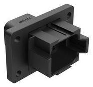 HOUSING, RCPT, 8POS, PLASTIC, BLACK