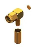 RF COAX CONN, R/A SMA PLUG, 50 OHM/12GHZ