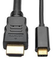 USB CABLE, 3.1 TYPE C-HDMI PLUG, 4.9M