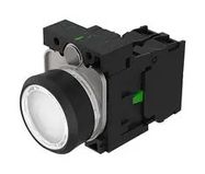 ILLUM INDUSTRIAL PB SW, SPST, 10A, WHITE
