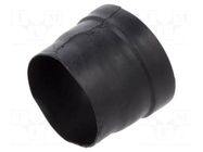 Heat shrink boot; straight,glued; 11mm; L: 19mm; black; -75÷175°C TE Connectivity