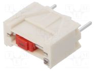 Switch: DIP-SWITCH; Poles number: 1; OFF-ON; 0.025A/50VDC; Pos: 2 TE Connectivity