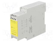 Module: safety relay; Usup: 230VAC; OUT: 4; for DIN rail mounting FINDER