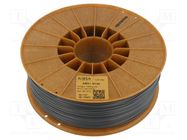 Filament: ABS+; 1.75mm; grey; 230÷270°C; 1kg; Table temp: 80÷110°C ROSA 3D