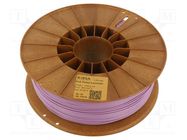 Filament: PLA Pastle; 1.75mm; lavender; 185÷225°C; 1kg ROSA 3D