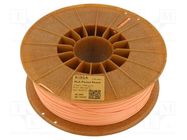 Filament: PLA Pastle; 1.75mm; peach; 185÷225°C; 1kg ROSA 3D