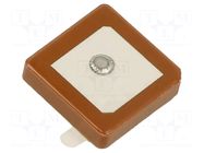 Antenna; GNSS,GPS; RHCP; with adhesive pad; 18x18mm; 1575÷1608MHz YIC