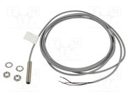 Sensor: inductive; OUT: PNP / NO; 0÷1.5mm; 10÷30VDC; M8; IP68; 5kHz BALLUFF