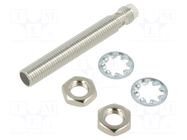 Sensor: inductive; OUT: PNP / NO; 0÷4mm; 10÷30VDC; M8; IP68; brass BALLUFF