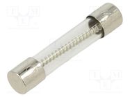 Fuse: fuse; time-lag; 7.5A; 250VAC; cylindrical,glass; 6.3x32mm EATON/BUSSMANN