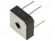 Bridge rectifier: single-phase; Urmax: 600V; If: 35A; Ifsm: 400A DC COMPONENTS