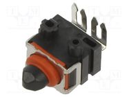 Microswitch SNAP ACTION; 0.1A/12VDC; with pin; SPST-NC; ON-(OFF) OMRON Electronic Components