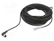 Connection lead; M12; PIN: 4; angled; 20m; plug; XZCP; -5÷80°C TELEMECANIQUE SENSORS