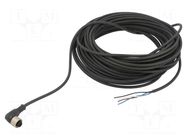 Cable: for sensors/automation; M12; PIN: 4; angled; 20m; plug; XZCP TELEMECANIQUE SENSORS