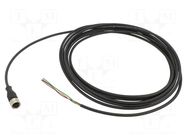 Cable: for sensors/automation; UNF 1/2-20; PIN: 3; straight; 5m TELEMECANIQUE SENSORS