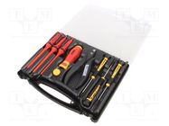 Kit: screwdrivers; 9pcs. FELO