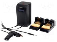 Station: soldering/desoldering; 80W; 110/230VAC; ESD; Ch: 2; ±1.1°C METCAL