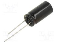 Capacitor: electrolytic; low ESR; THT; 1200uF; 10VDC; Ø10x20mm PANASONIC