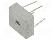 Bridge rectifier: single-phase; Urmax: 400V; If: 35A; Ifsm: 400A DC COMPONENTS